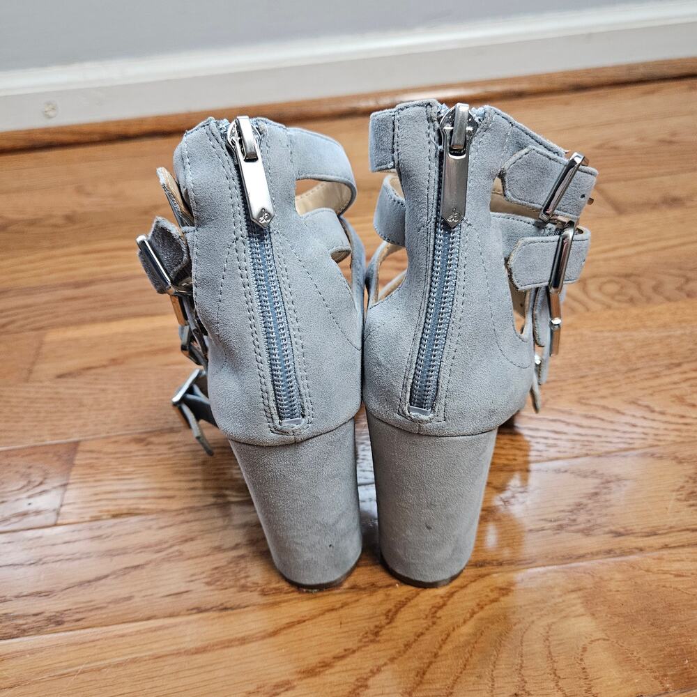 Sam Edelman Women's Yasmina Suede Strappy Ankle Sandals Heels Shoes Size 6M - Picture 5 of 16